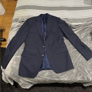 40R Navy suit half canvass.